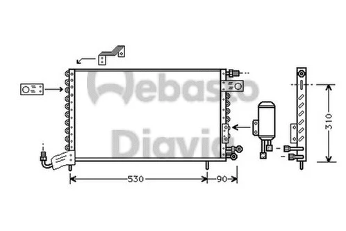 Condenser, air conditioning (82D0225101A)