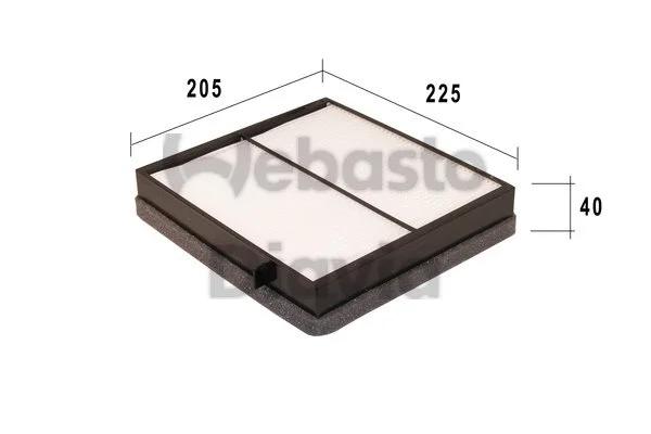 Filter, cabin air (82D0325196A)