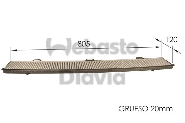 Filter, cabin air (82D0325184CA)