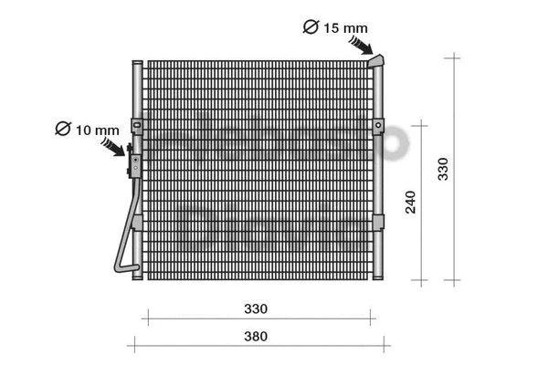 Condenser, air conditioning (82D0225122A)
