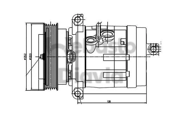 Compressor, air conditioning (82D0155984A)