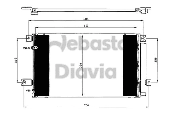 Condenser, air conditioning (82D0225658A)