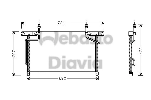Condenser, air conditioning (82D0225472A)