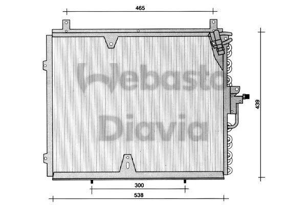 Condenser, air conditioning (82D0225037B)