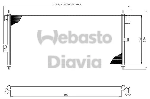 Condenser, air conditioning (82D0225476A)