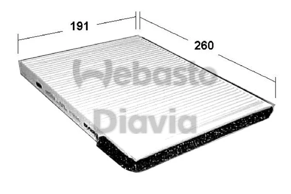 Filter, cabin air (82D0325114A)