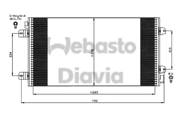 Condenser, air conditioning (82D0225534A)