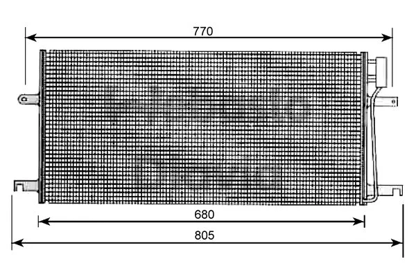 Condenser, air conditioning (82D0225393A)