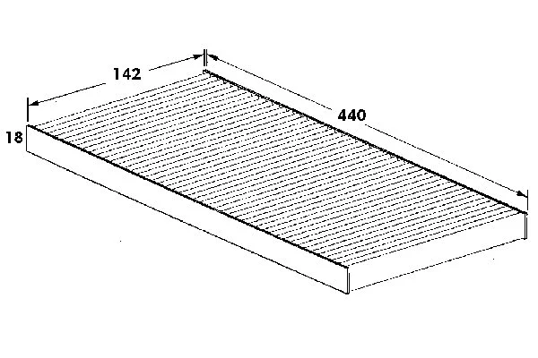 Filter, cabin air (82D0325042A)