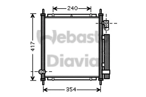 Condenser, air conditioning (82D0225557A)