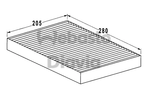 Filter, cabin air (82D0325004A)