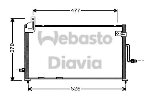 Condenser, air conditioning (82D0225516A)