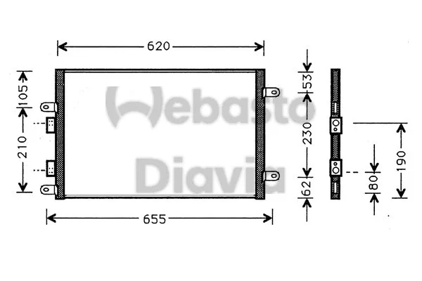Condenser, air conditioning (82D0225230A)