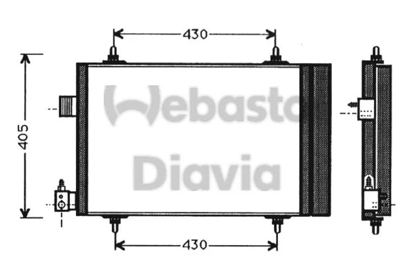 Condenser, air conditioning (82D0225250A)
