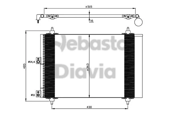 Condenser, air conditioning (82D0225679A)