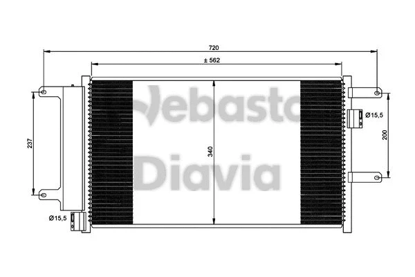 Condenser, air conditioning (82D0225662A)