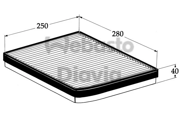 Filter, cabin air (82D0325088A)