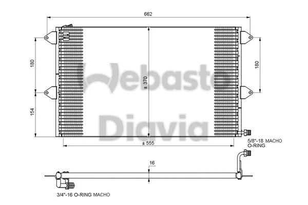Condenser, air conditioning (82D0225100A)