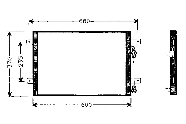 Condenser, air conditioning (82D0225152A)