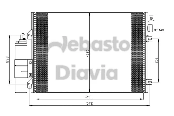 Condenser, air conditioning (82D0225635A)