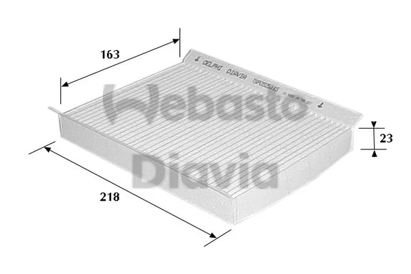 Filter, cabin air (82D0325152A)