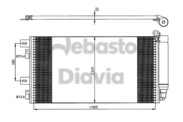 Condenser, air conditioning (82D0225530A)