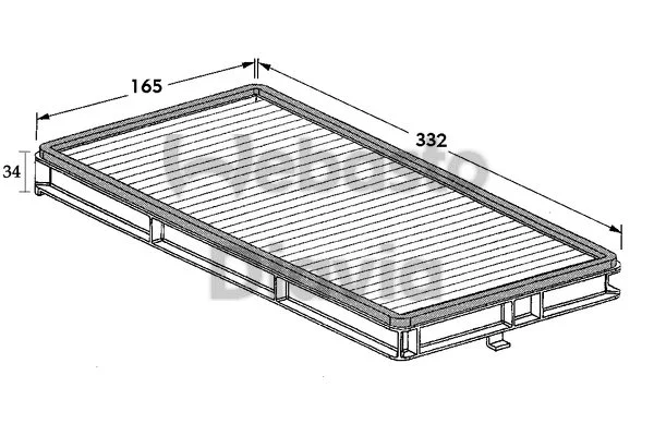 Filter, cabin air (82D0325006A)