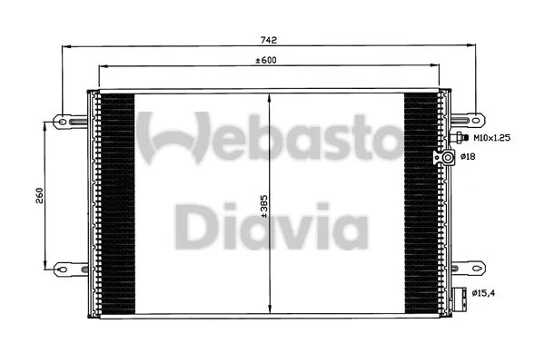 Condenser, air conditioning (82D0225591A)