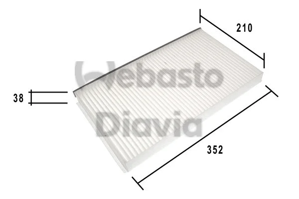 Filter, cabin air (82D0325191A)
