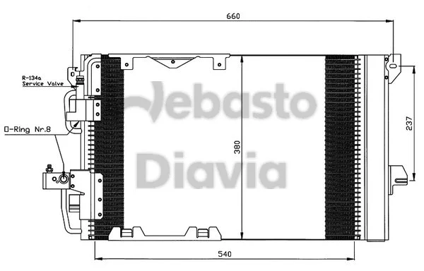 Condenser, air conditioning (82D0225478A)