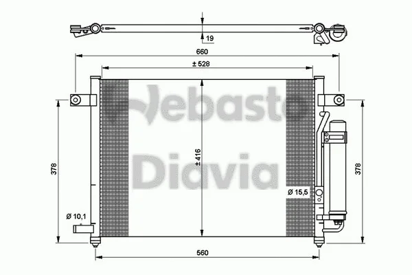 Condenser, air conditioning (82D0225515A)