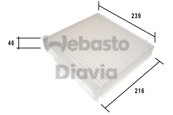 Filter, cabin air (82D0325195A)
