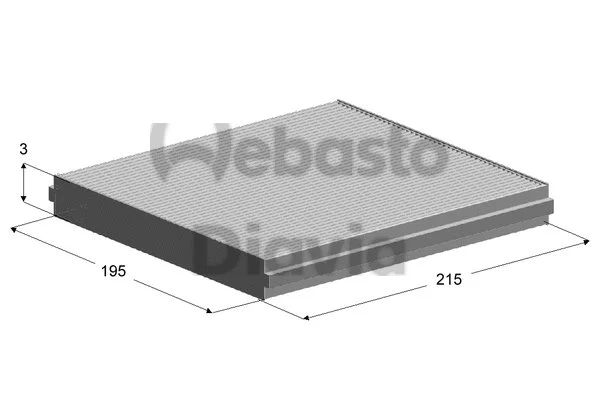 Filter, cabin air (82D0325146A)