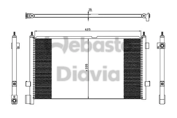 Condenser, air conditioning (82D0226262MA)