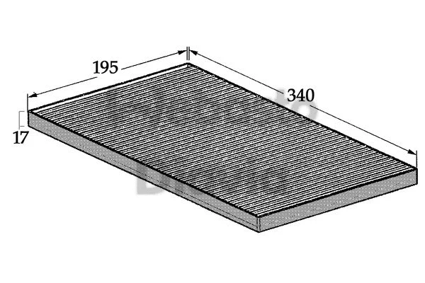 Filter, cabin air (82D0325016A)