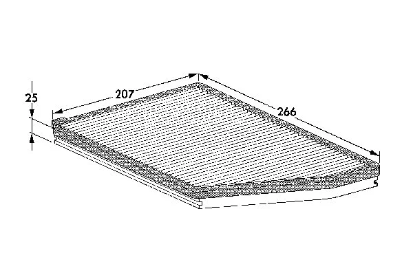 Filter, cabin air (82D0325053A)