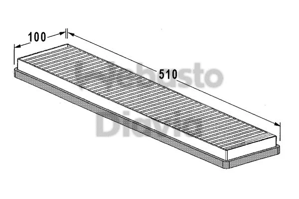 Filter, cabin air (82D0325011A)