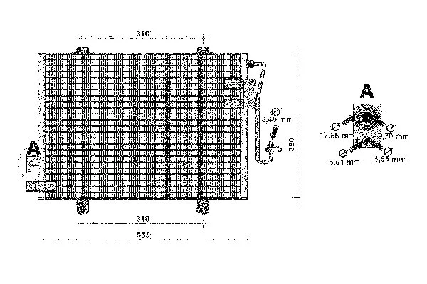 Condenser, air conditioning (82D0225131A)