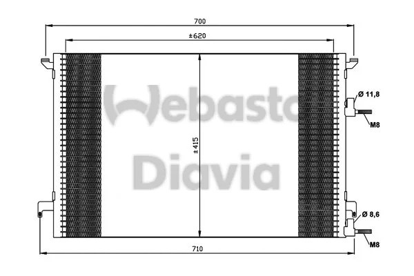 Condenser, air conditioning (82D0226241MA)