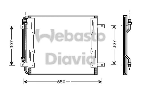 Condenser, air conditioning (82D0226215MA)