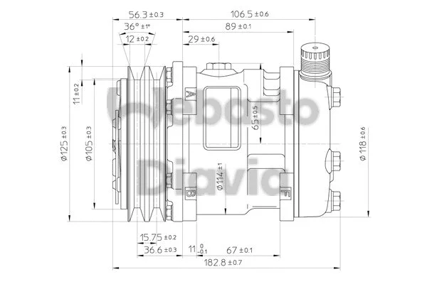 Compressor, air conditioning (82D015568MA)