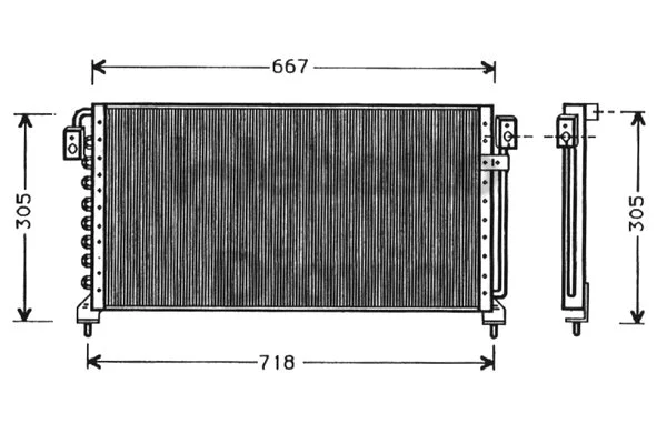 Condenser, air conditioning (82D0225378A)
