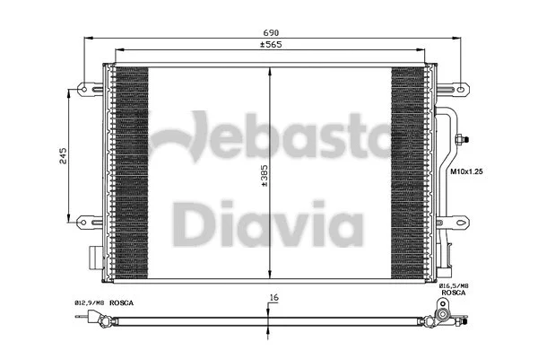 Condenser, air conditioning (82D0225406A)