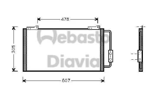 Condenser, air conditioning (82D0225141A)