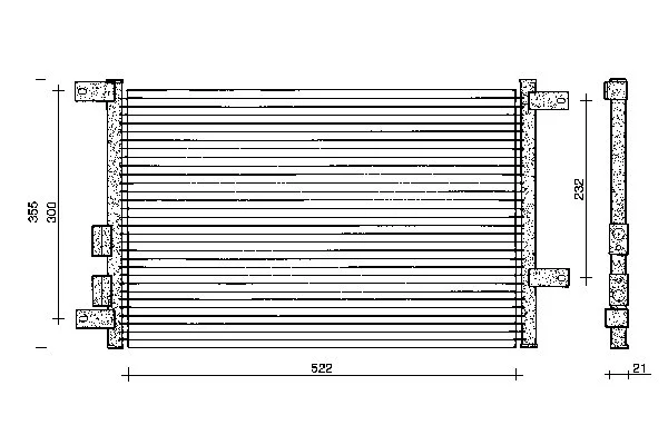 Condenser, air conditioning (82D0225108A)