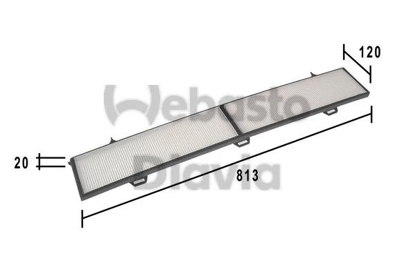 Filter, cabin air (82D0325184A)