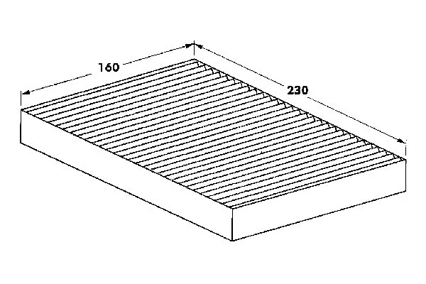 Filter, cabin air (82D0325034A)