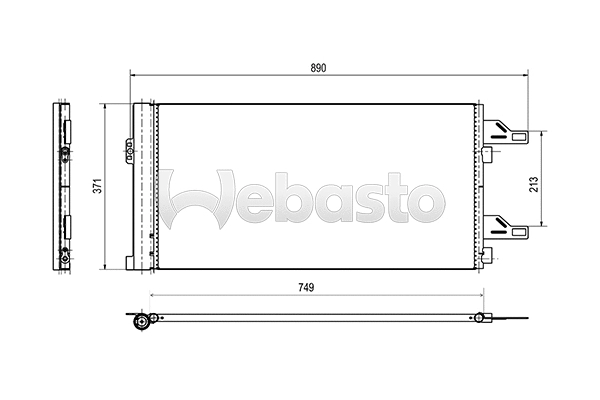Condenser, air conditioning (82D0226235MA)
