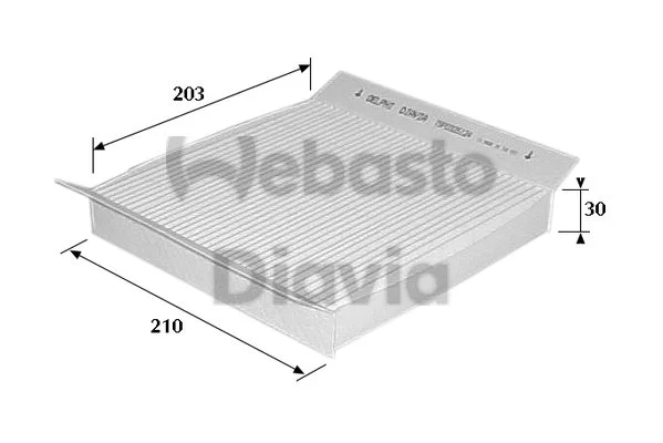 Filter, cabin air (82D0325124A)