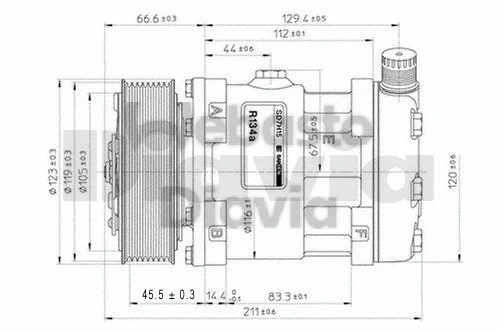 Compressor, air conditioning (82D015506MDA)